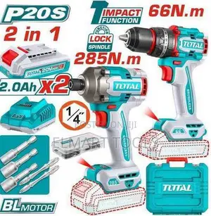 Total TCKLI20277 Cordless 2 PCS Combo Kit
