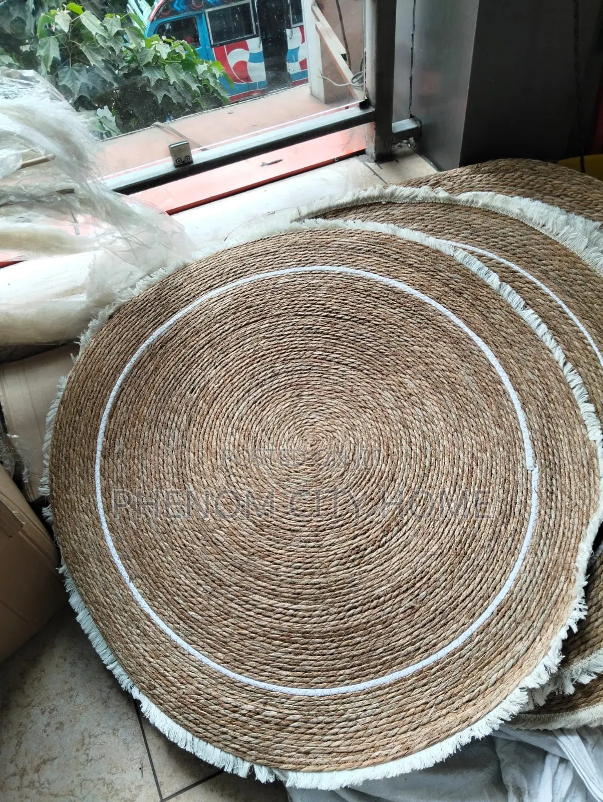 Hand Braided Handmade Natural Jute Rug
