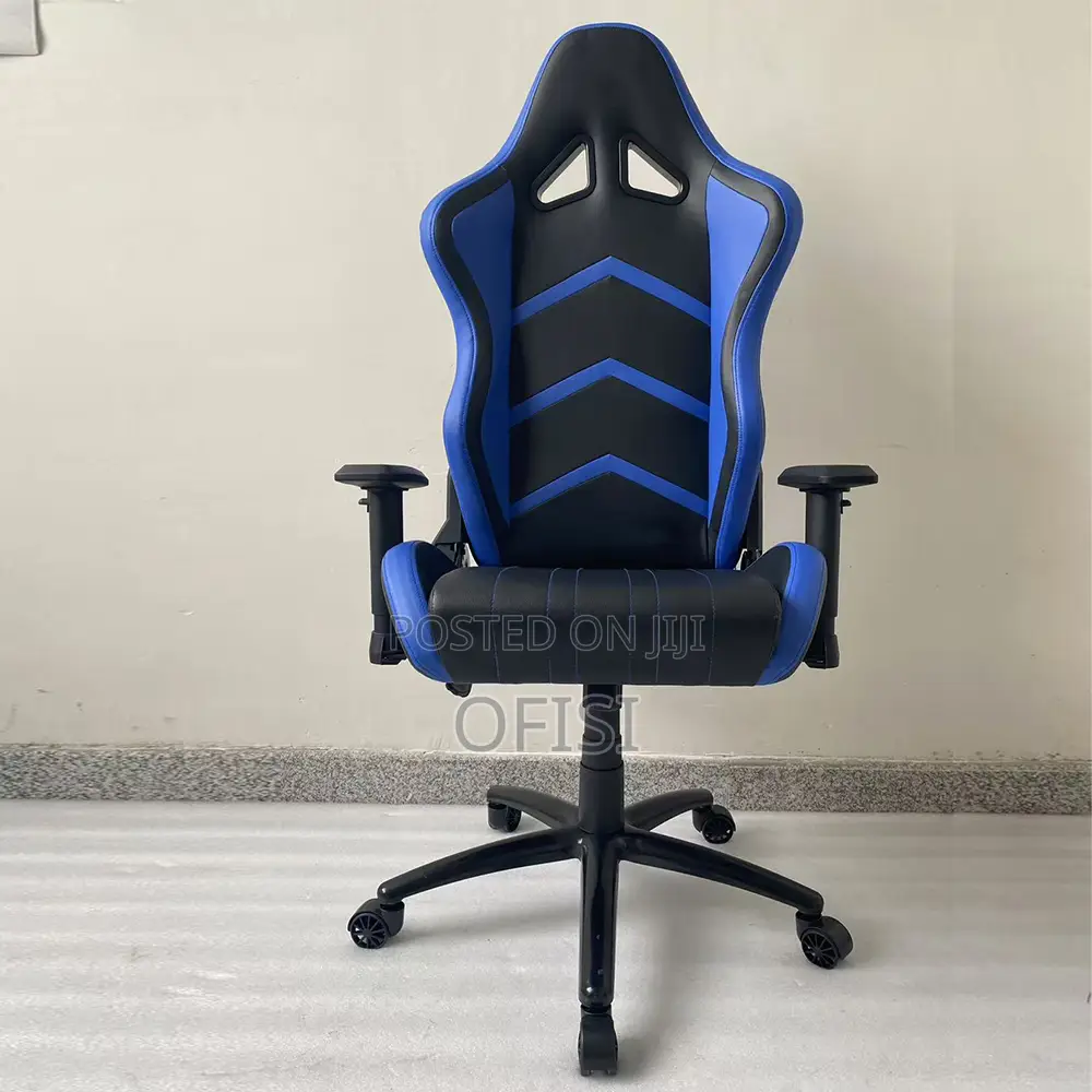Gaming Chair - Black, Red, Blue Gold Colors