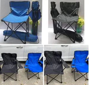 Portable Foldable Metallic Frame Waterproof Canvas Camping Chair