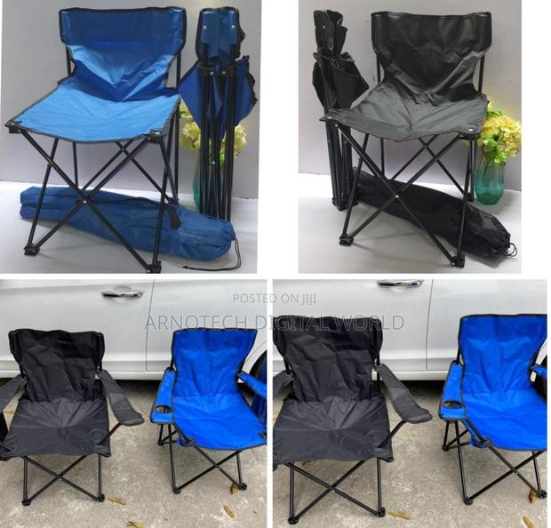 Portable Foldable Metallic Frame Waterproof Canvas Camping Chair