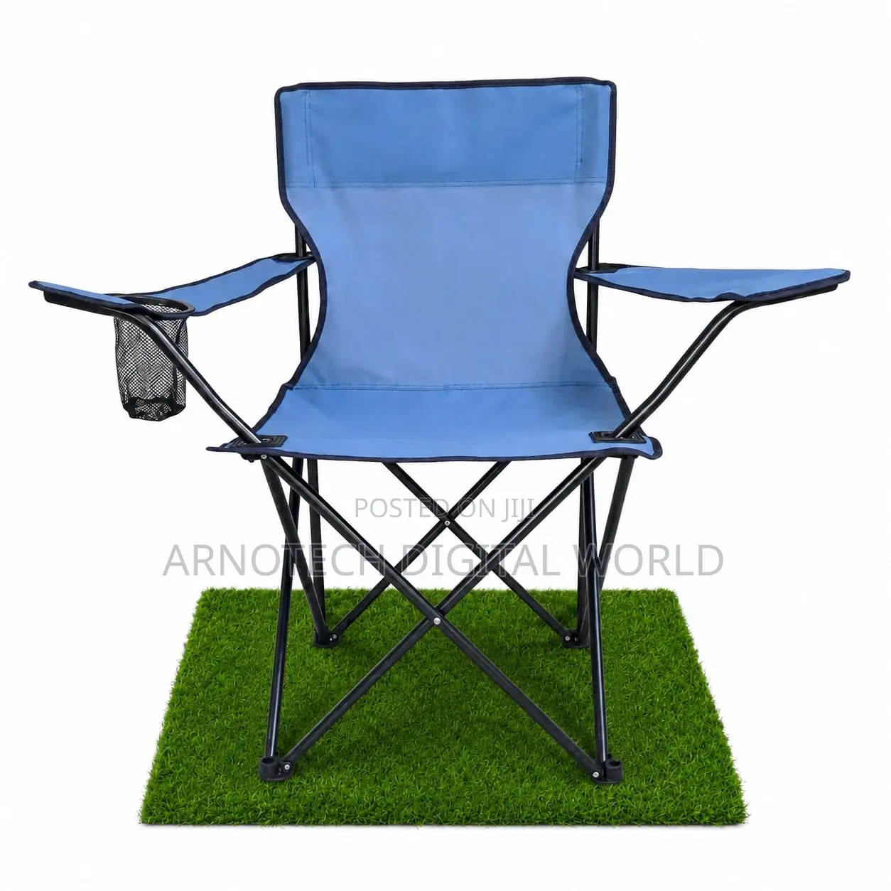 Portable Foldable Metallic Frame Waterproof Canvas Camping Chair