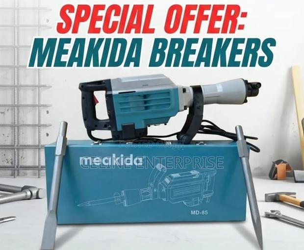 Meakida 2000W Concrete Breaker – Heavy Duty