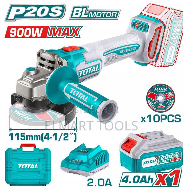 Total TAGLI261521 Cordless Angle Grinder 900W