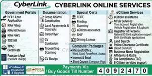 Fast Online Cyber E-Citizen Services | KRA, NTSA, CVs Contracts
