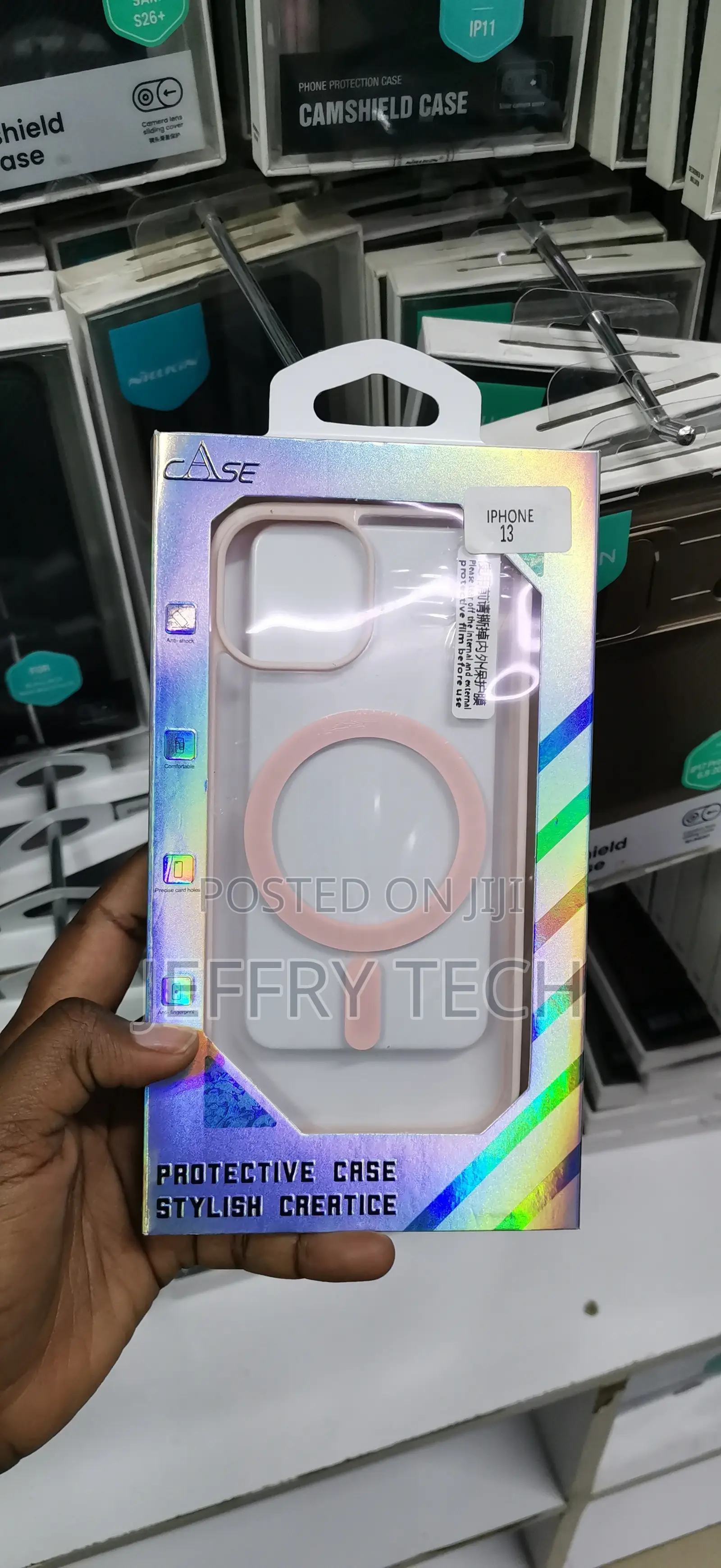 iPhone 13 Stylish, Hybrid Clear Cover