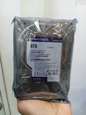 Western Digital 8TB WD Purple Surveillance Internal Hard Drive in Grey