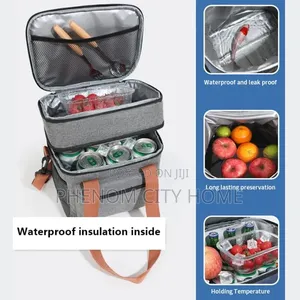 Double Compartment Insulated Lunch