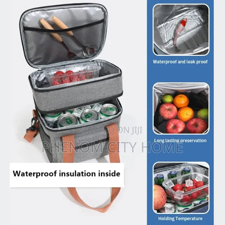 Double Compartment Insulated Lunch