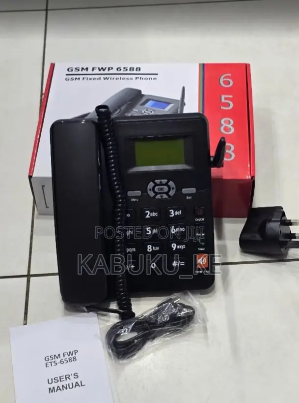 GSM 6588 Deskphone Wireless Phone Compatible With All Networks