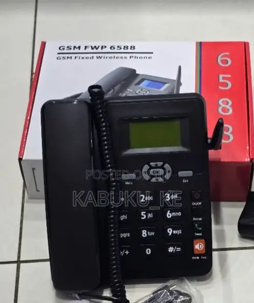 GSM 6588 Deskphone Wireless Phone Compatible With All Networks