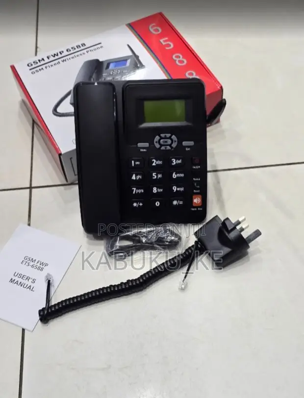 GSM Fixed Wireless Phone With SIM Card Slot