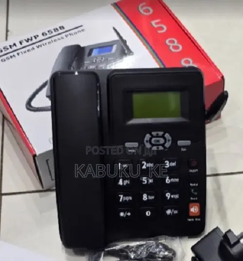 GSM Fixed Wireless Phone With SIM Card Slot