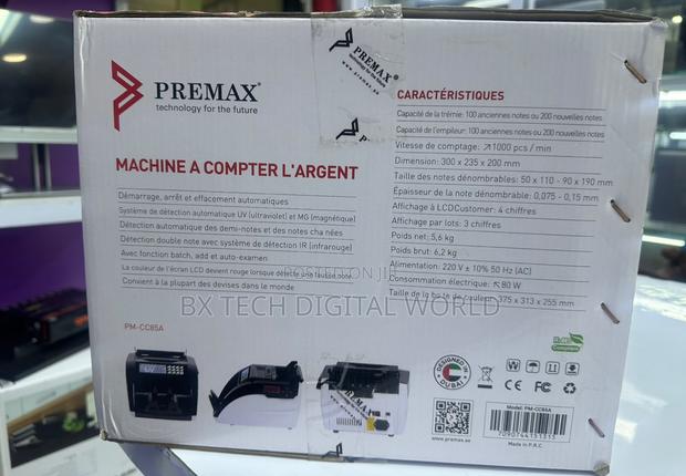 Premax PM-CC85A Money Counting Machine With External Display - thumbnail 2