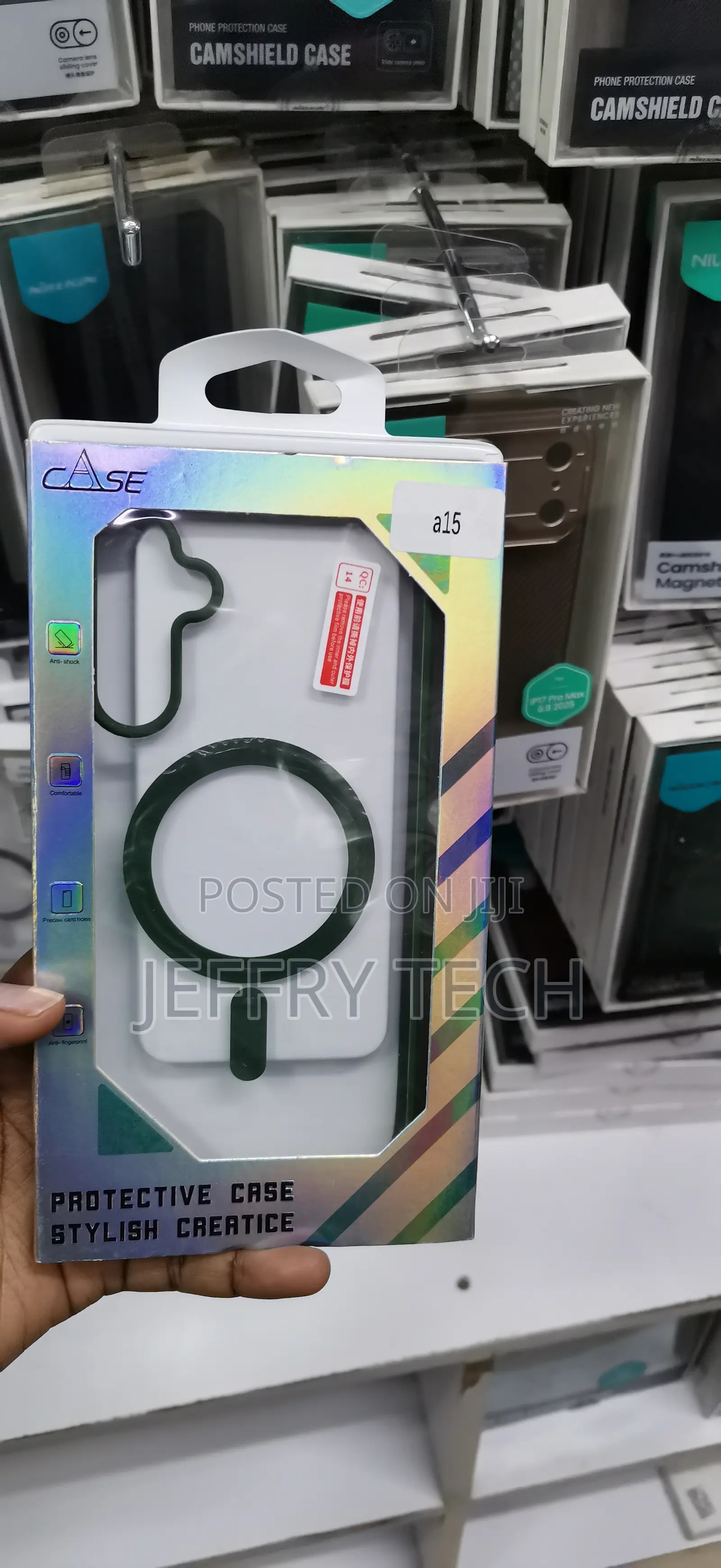 Samsung Galaxy A55 Shock-Absorbing Flexible Bumper Edges Case