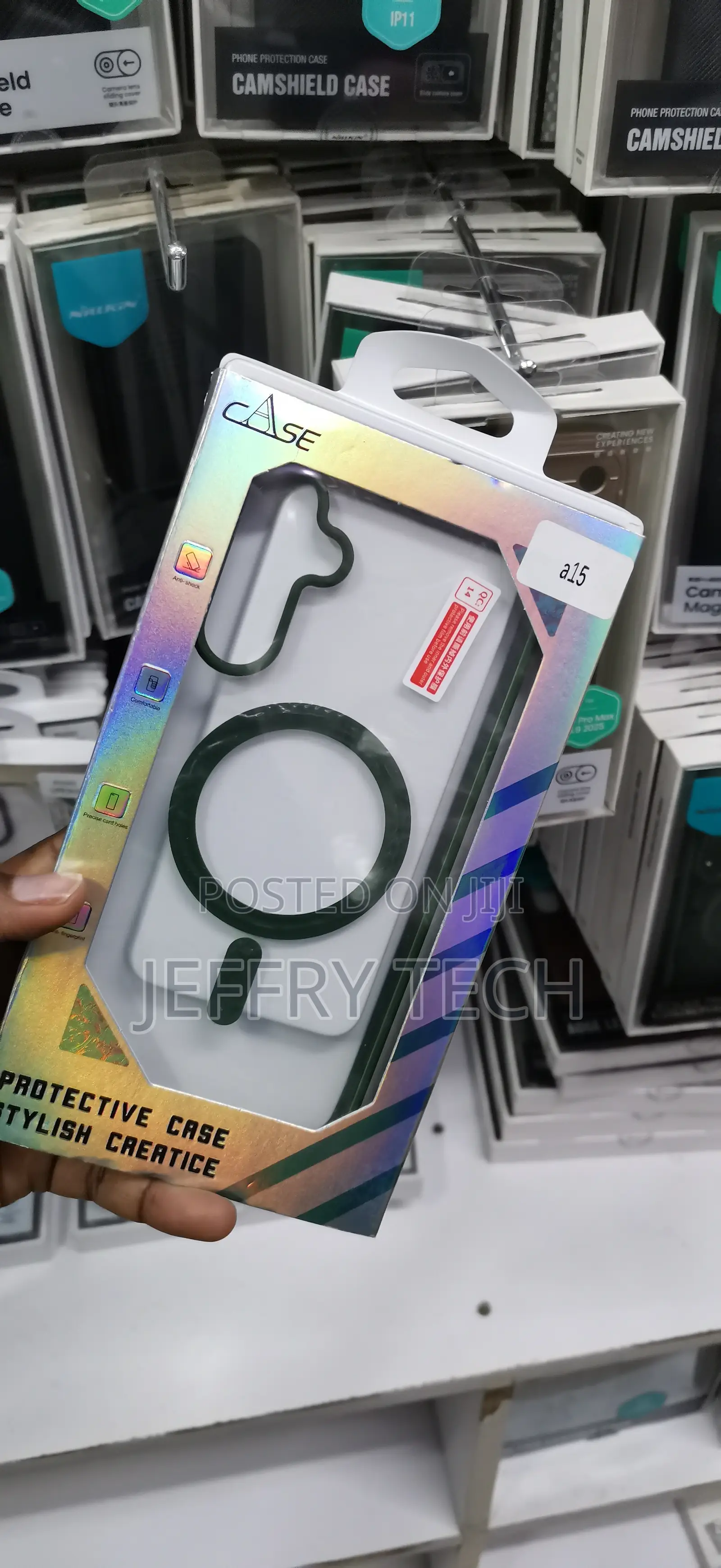 Samsung Galaxy A55 Shock-Absorbing Flexible Bumper Edges Case