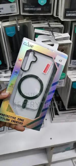 Samsung Galaxy A55 Shock-Absorbing Flexible Bumper Edges Case
