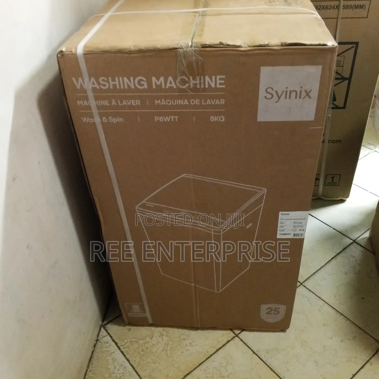 8kg Full Automatic Syinix Washing Machine Top Loader