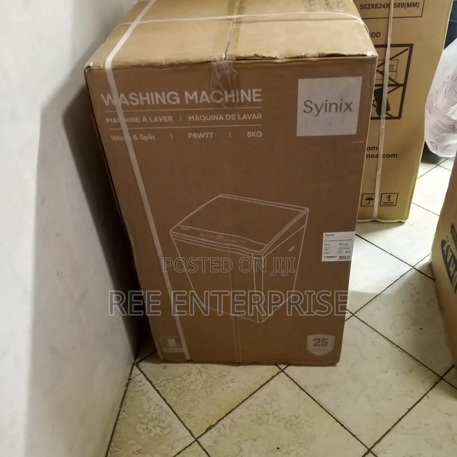 8kg Full Automatic Syinix Washing Machine Top Loader