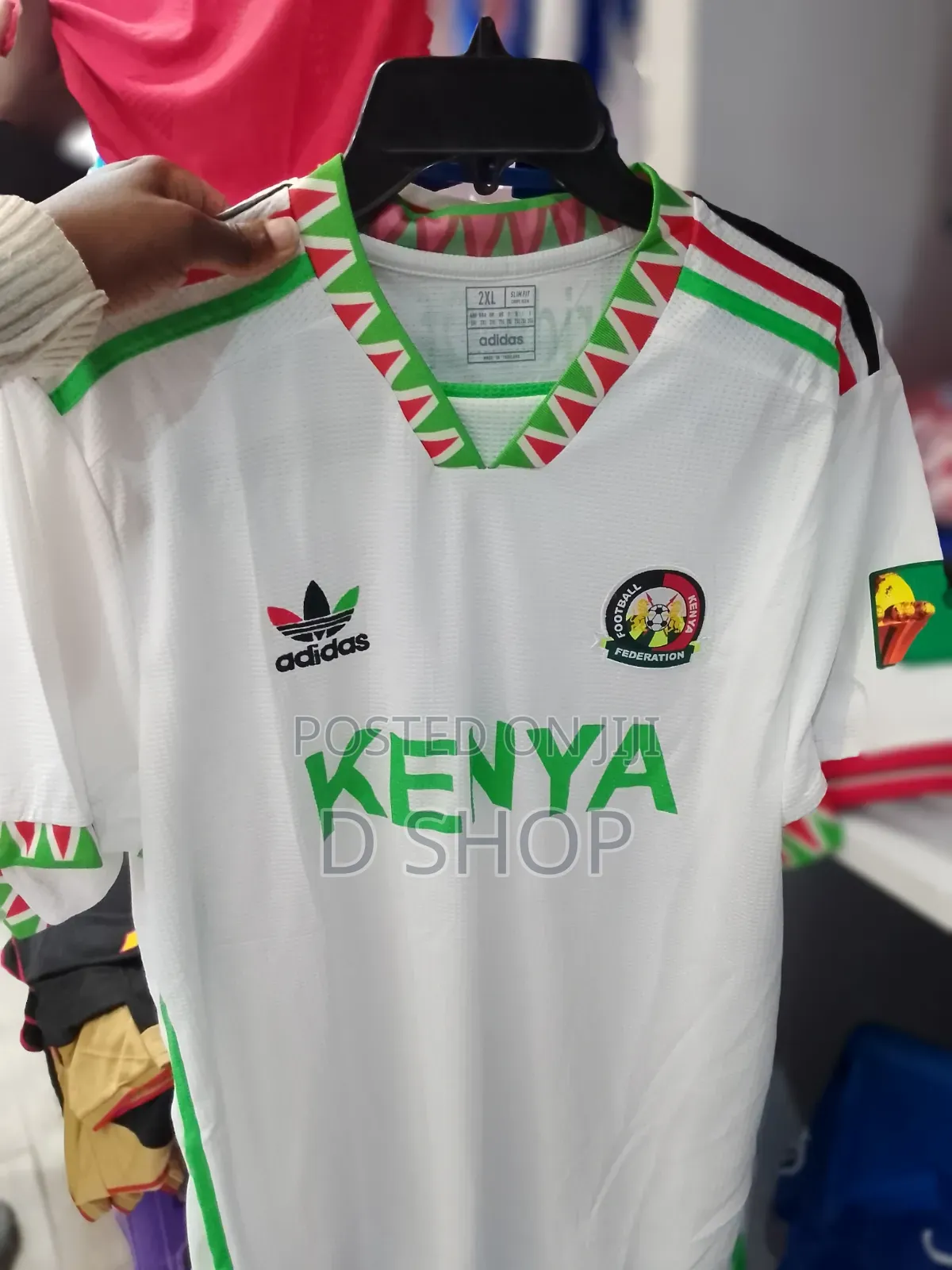 Kenyan Harambee Stars White Jersey