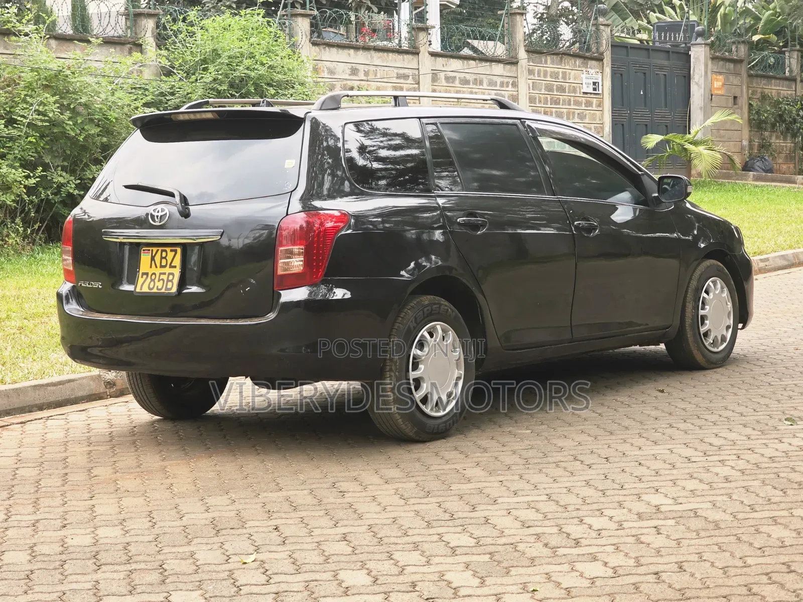 Toyota Corolla Fielder 2008 Black