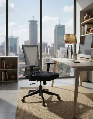 Office Chairs; Ergonomic Swivel Adjustable Office Mesh Chairs