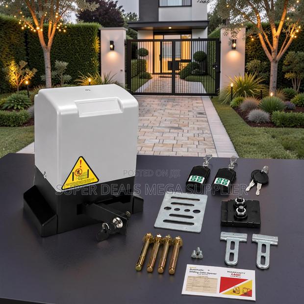 Secure Sliding Gate Automation Motor Kit With Manual Override