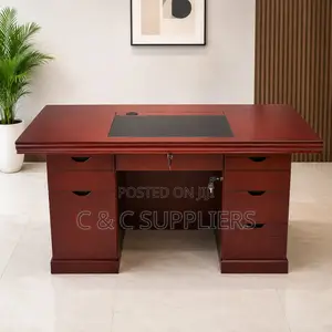 Executive Work Desk With Built-in Drawers-1.2m