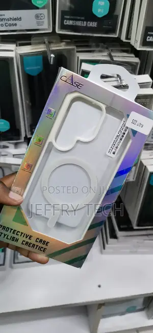 Samsung Galaxy S22 Ultra, White Mixacs Phone Case