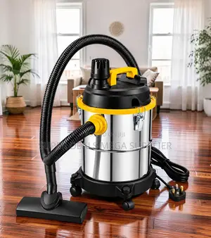 Powerful Suction Wet Dry Vacuum Cleaner With Stainless Steel Tank