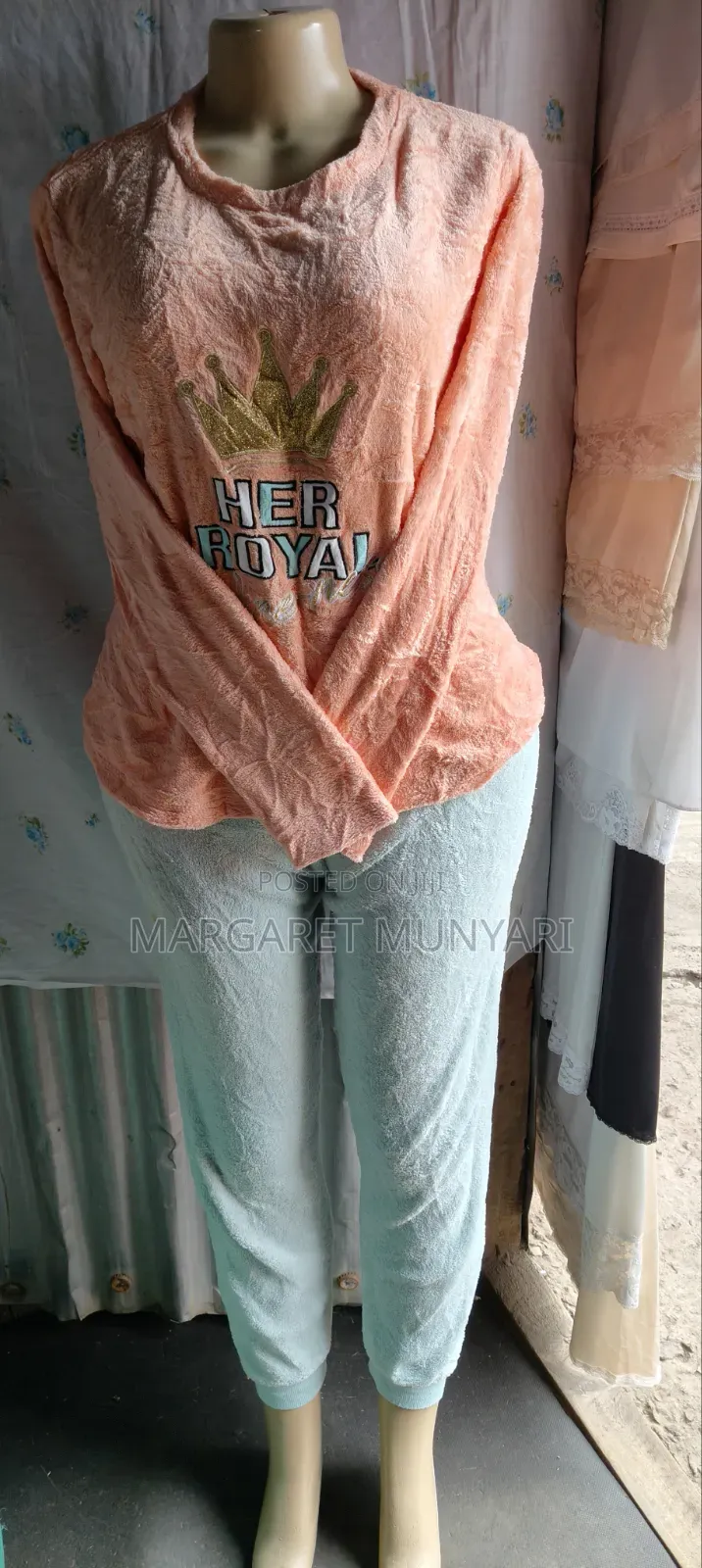 Blue and Orange Fleeze Pajamas