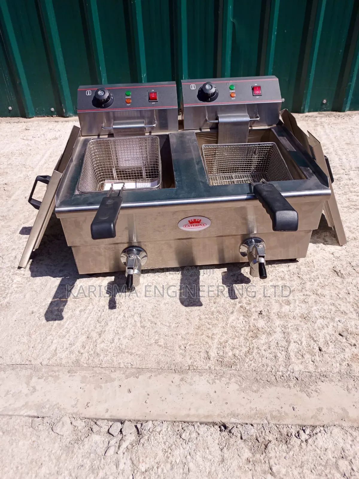 Commercial Double Deep Fryer.