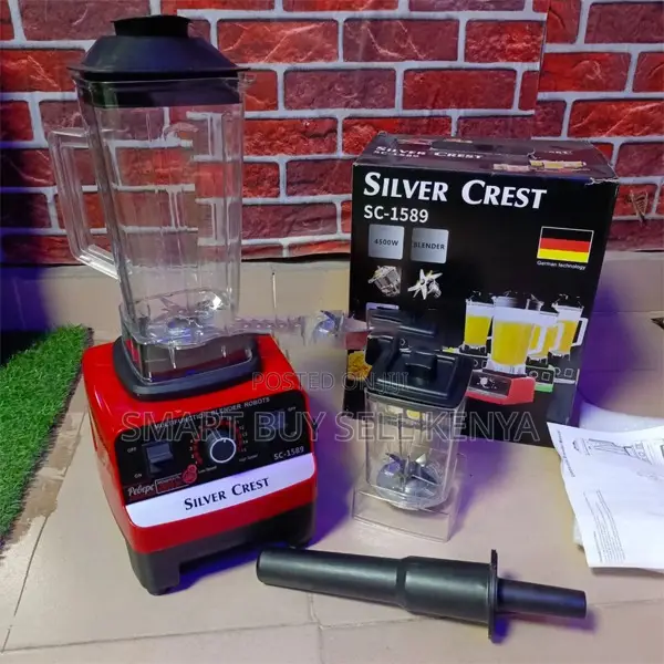 Quality-Assured Silver Crest 2-in-1 Double Cup Blender and Grinder