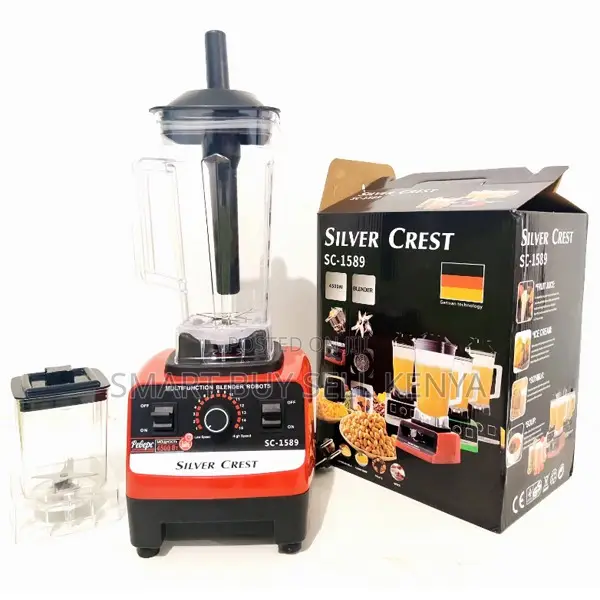 Quality-Assured Silver Crest 2-in-1 Double Cup Blender and Grinder