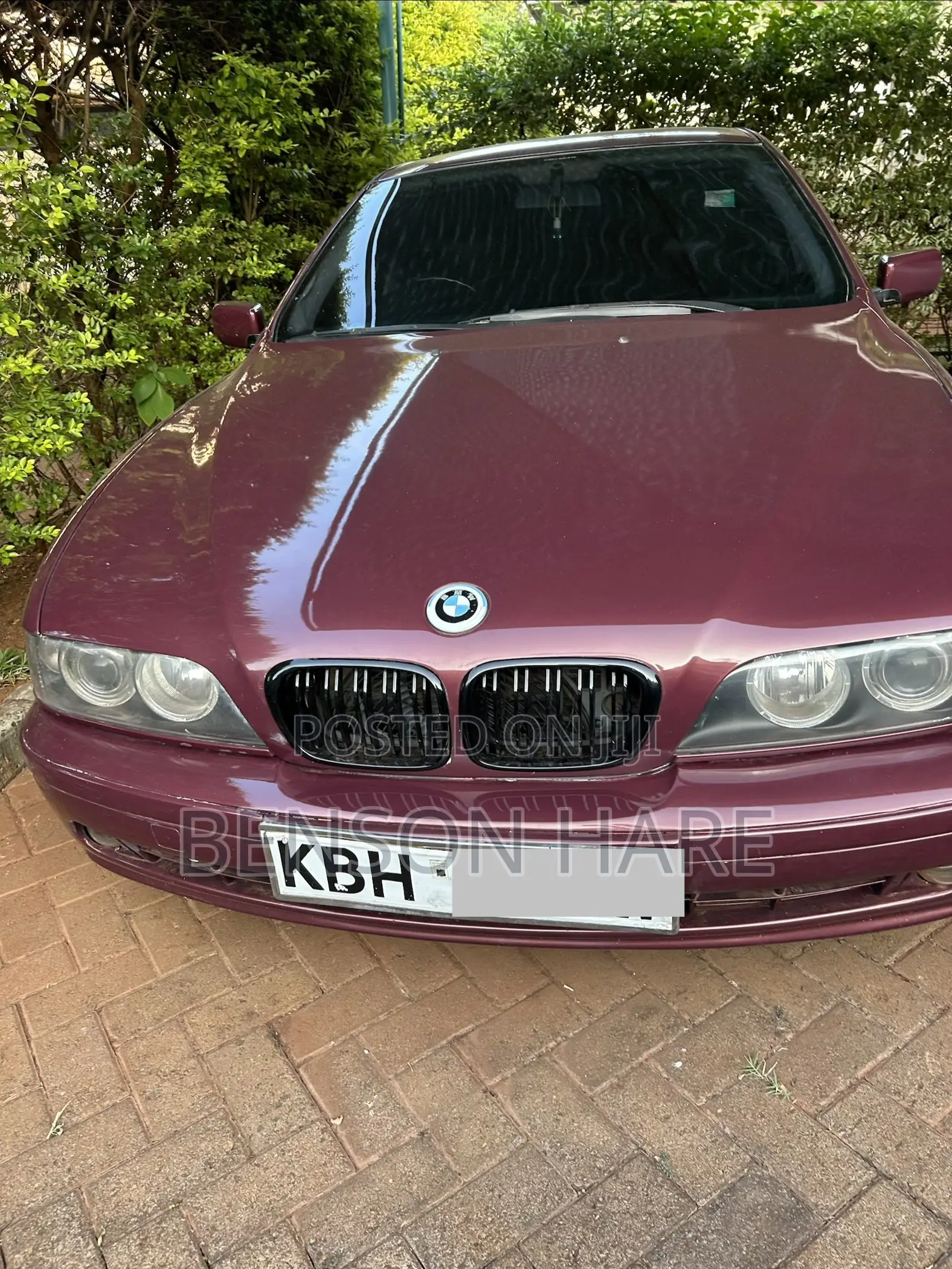 BMW 5 Series 2002 Burgundy