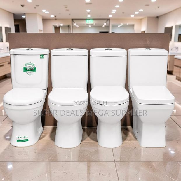 Luxury Close Coupled Ceramic Toilet Collection for Modern Bathrooms