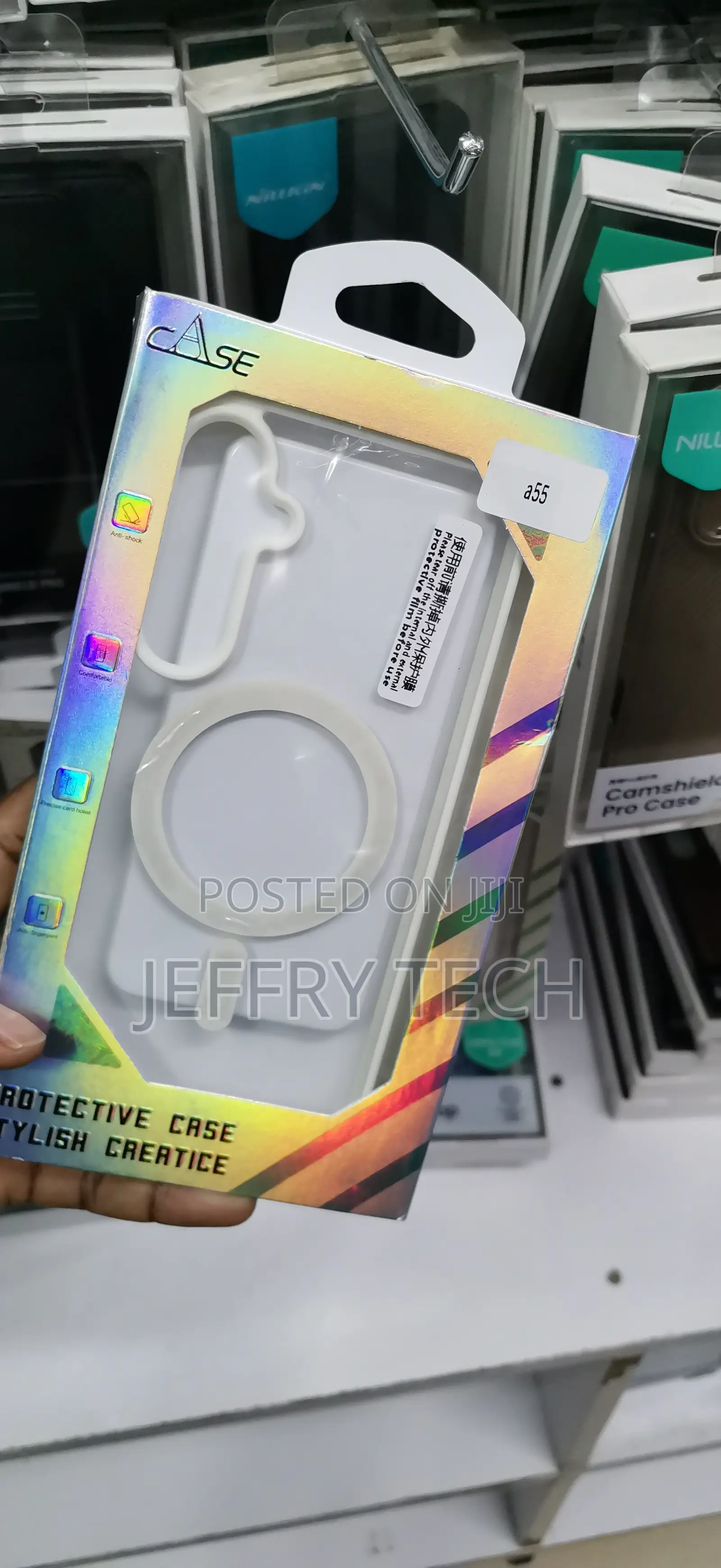 S G A55clear, Slim-Fit TPU/PC Case That Reveals the Original Color