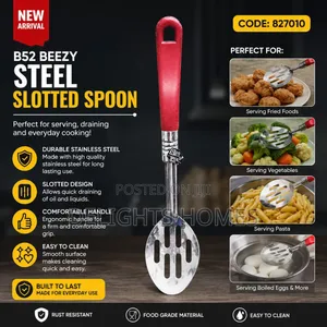 Beezy Steel Slotted Spoon_b