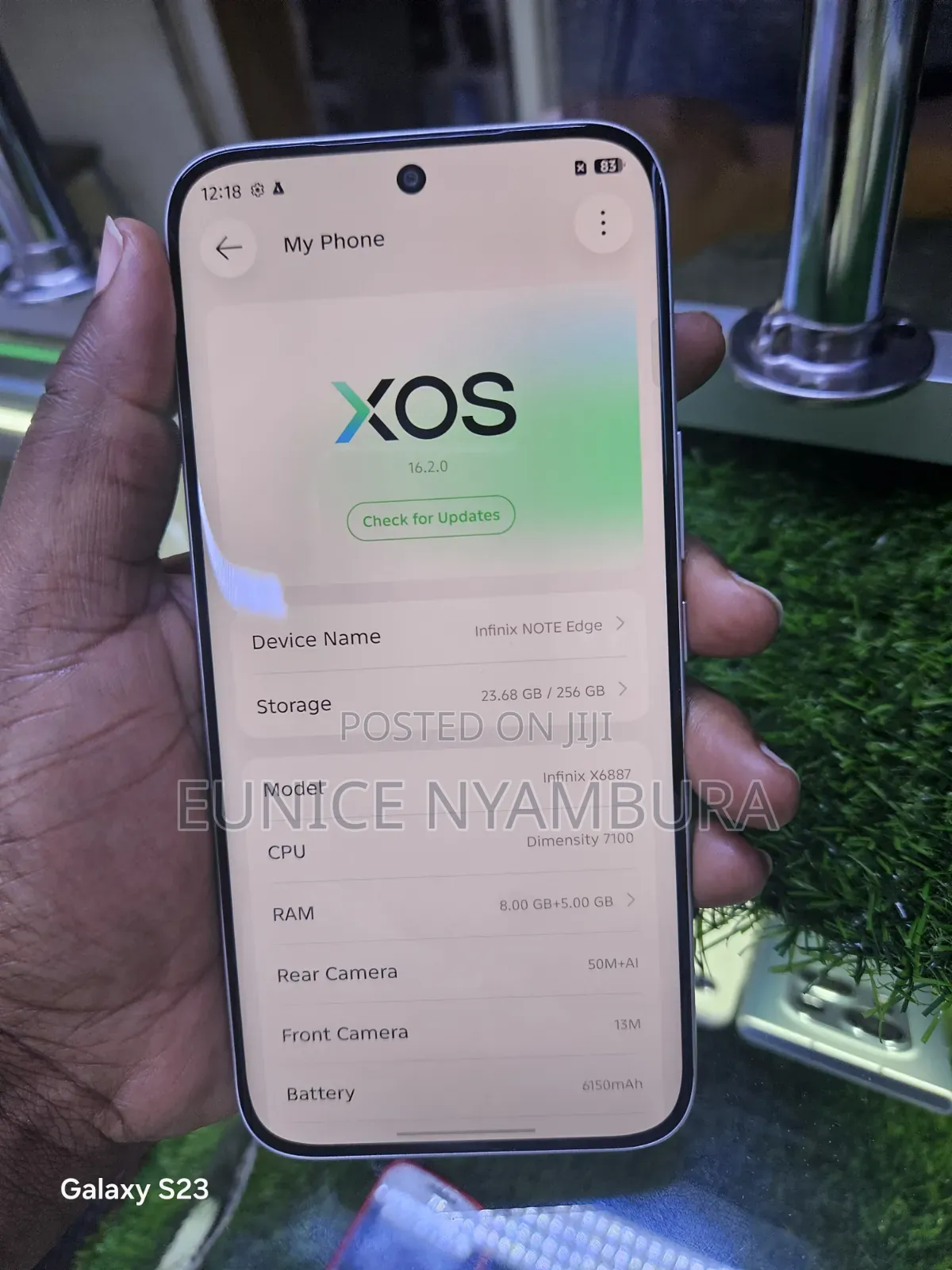 Infinix Note Edge 256 GB Silver