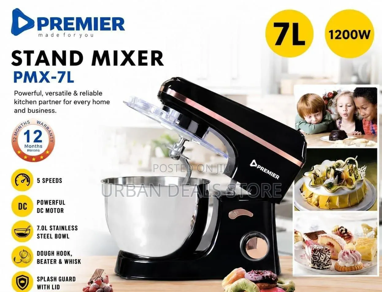 Premier Stand Mixer 7litres