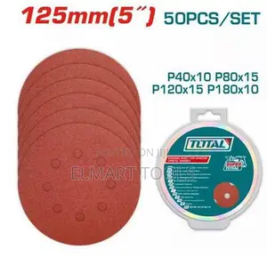 Total TACSanding Sheet for Random Orbital Sander 125mm 50pcs