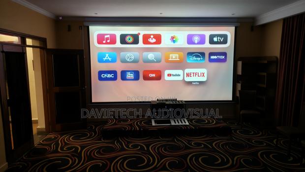 300 by 300 Electric Projection Screen - thumbnail 2