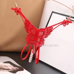 Beaded Pearl G-String Thongs