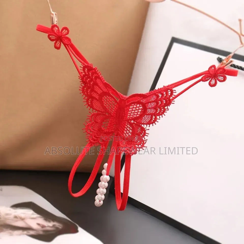 Beaded Pearl G-String Thongs