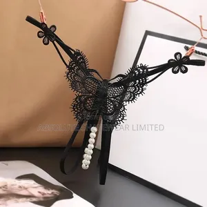 Beaded Pearl G-String Thongs