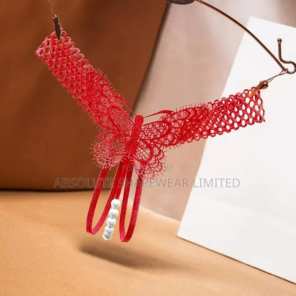 Beaded Pearl G-String Thongs