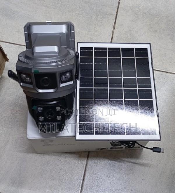 Outdoor 4G Solar Powered Dual Lens Camera – AI Tracking