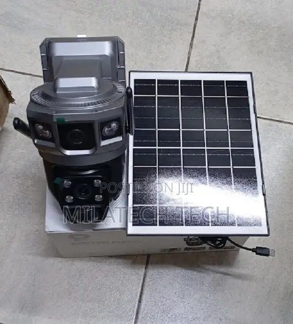 Outdoor 4G Solar Powered Dual Lens Camera – AI Tracking
