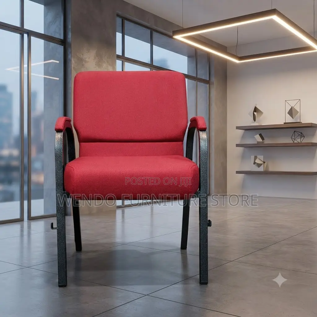 Office Chairs; Red Banquet Church Events Service Chairs