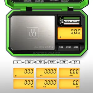 Portable Jewelry Gram Scale With LCD Tare Calibration Weight for Gold